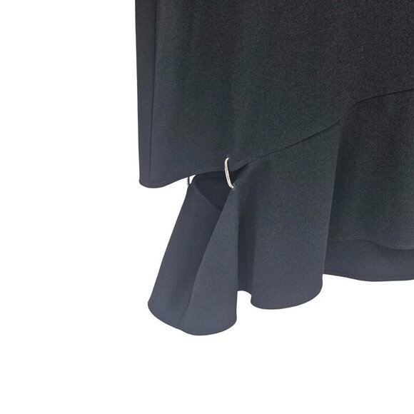 Tibi Hampden Asymmetrical Blouse Top Black Women’s Size 10 NEW Party Evening - Picture 5 of 11